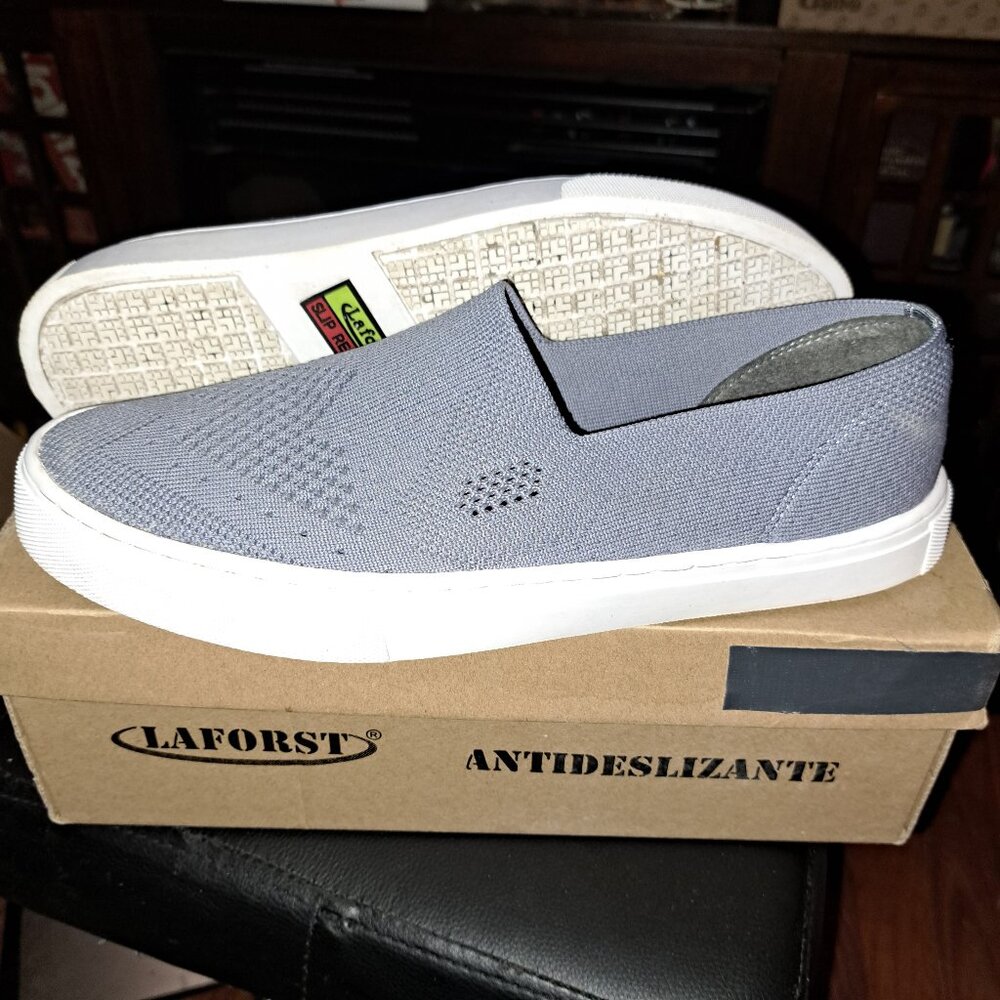 LAFOREST Slip Resistant Safety Soles Women's Slip On Loafers